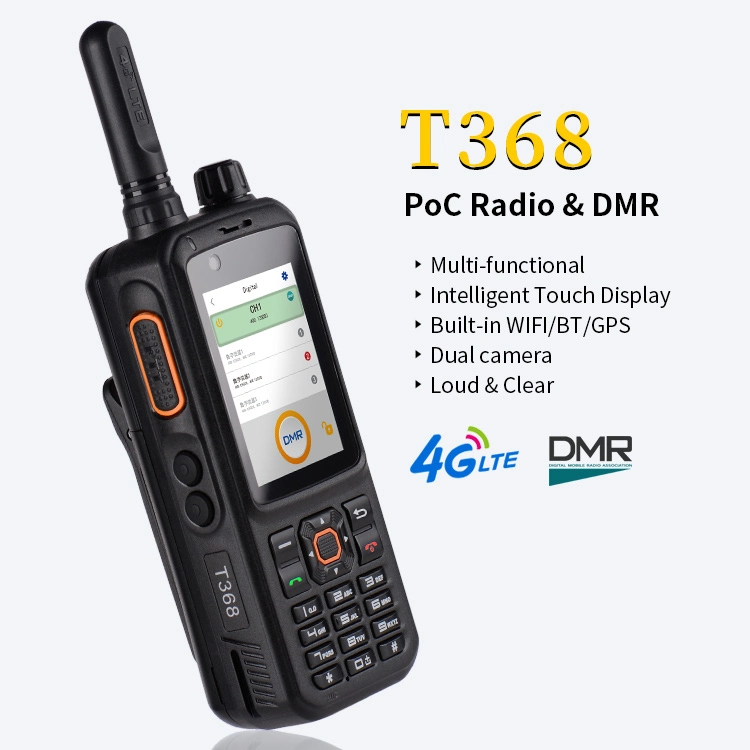 Inrico 4G Lte Network and Dmr Radio T368 with Full Keypad