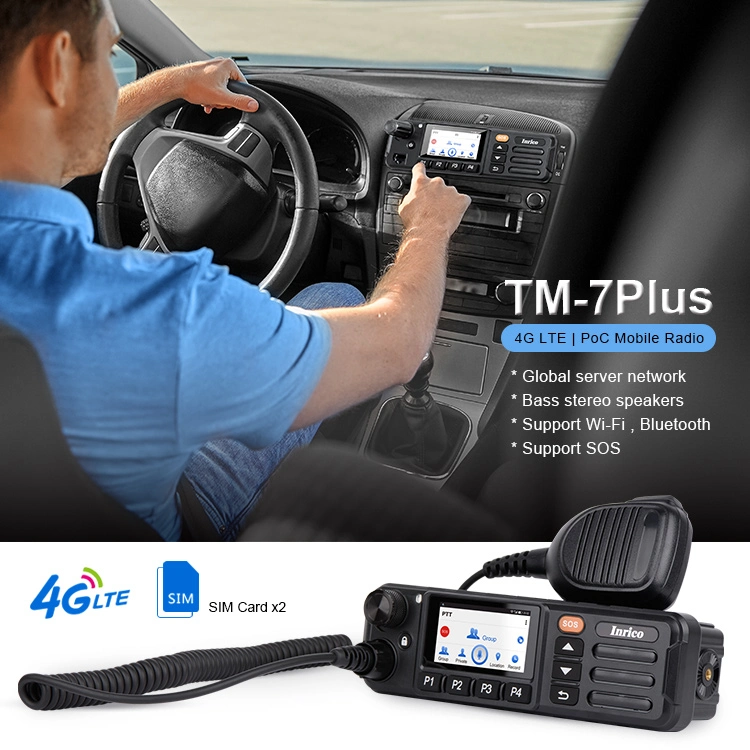 Wholesale Mobile Car Radio Inrico TM-7p Walkie Talkie Global Call