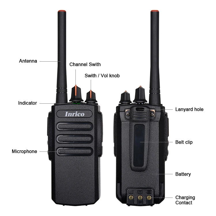 Inrico Dmr Two-Way Radio UHF VHF Walkie Talkie Cheap Price Radios IP168s