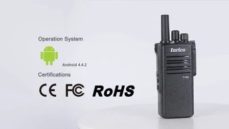 Горячая продажа 3G сети Android Walkie Talkie Poc двустороннее радио Inrico T192